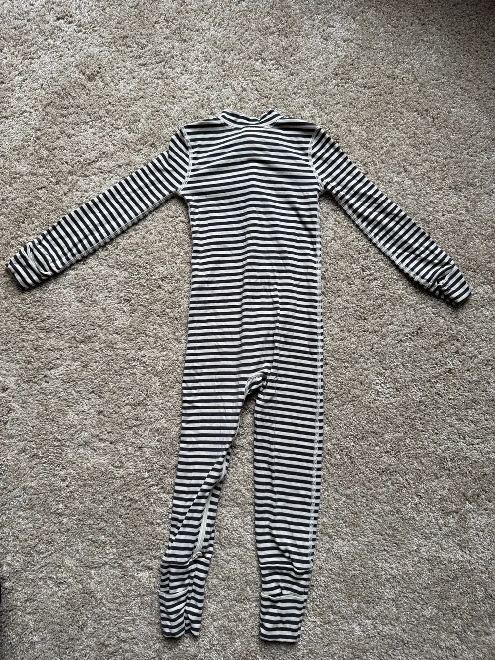 Hanna Andersson Hannahsoft Stretch Tencel Sleeper Set Of 2 Striped 3T Unisex